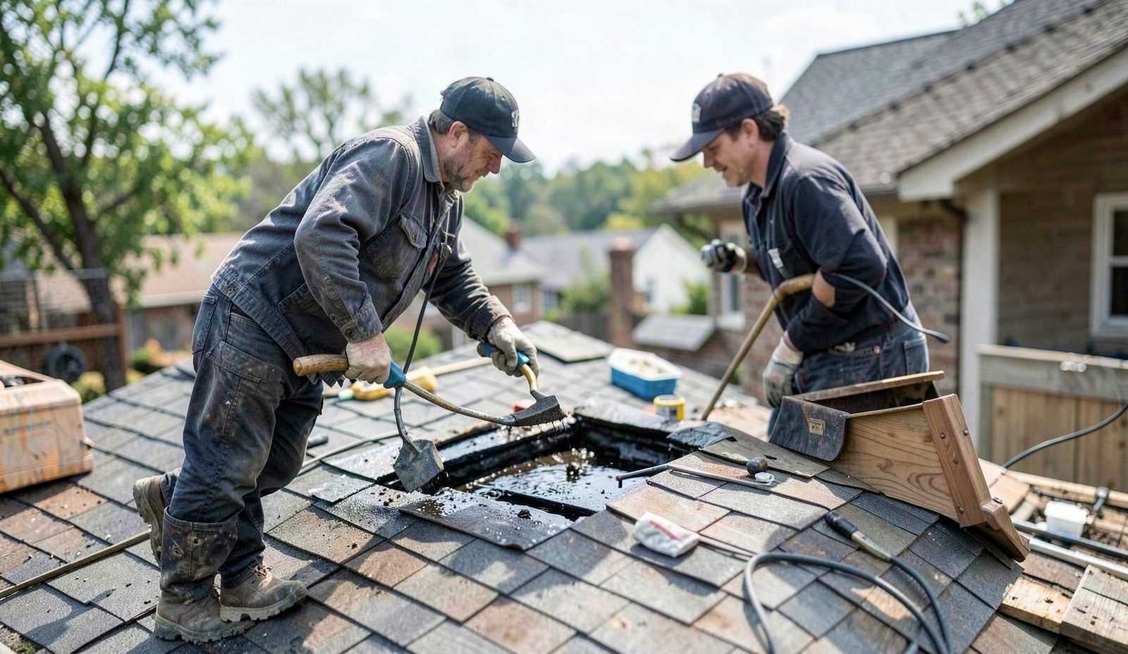 24 Hour Roof Leak Service Skilled Hands At Work