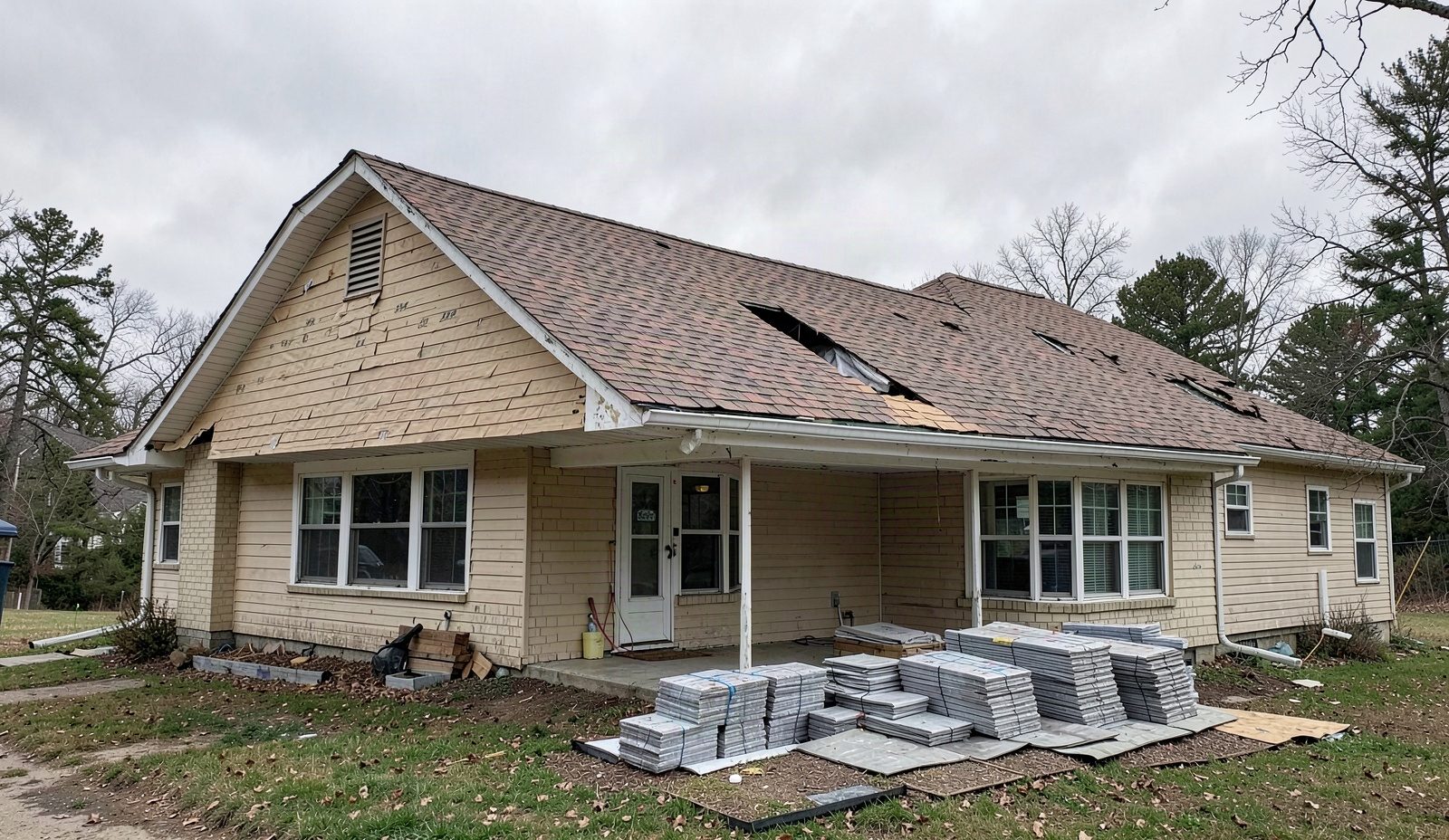 Columbus Roofing Mid Job Workmanship