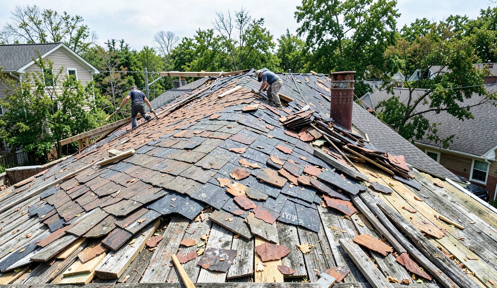 Delaware Roofing Mid Job Workmanship