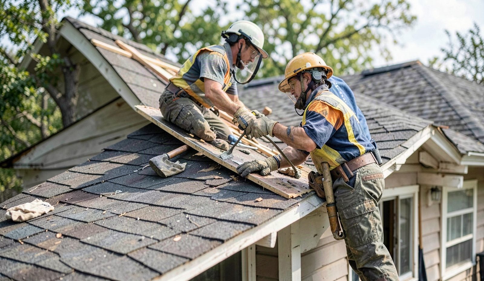 Emergency Roof Repair Mid Job Workmanship