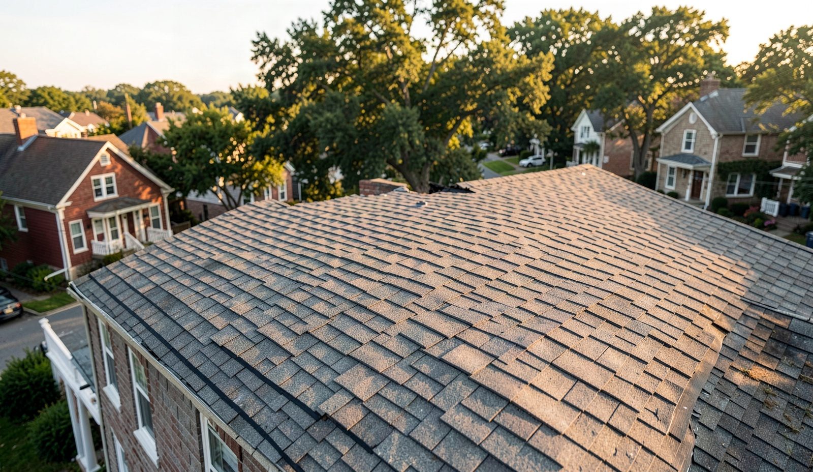Fallen Tree Roof Damage Repair Making The Repair