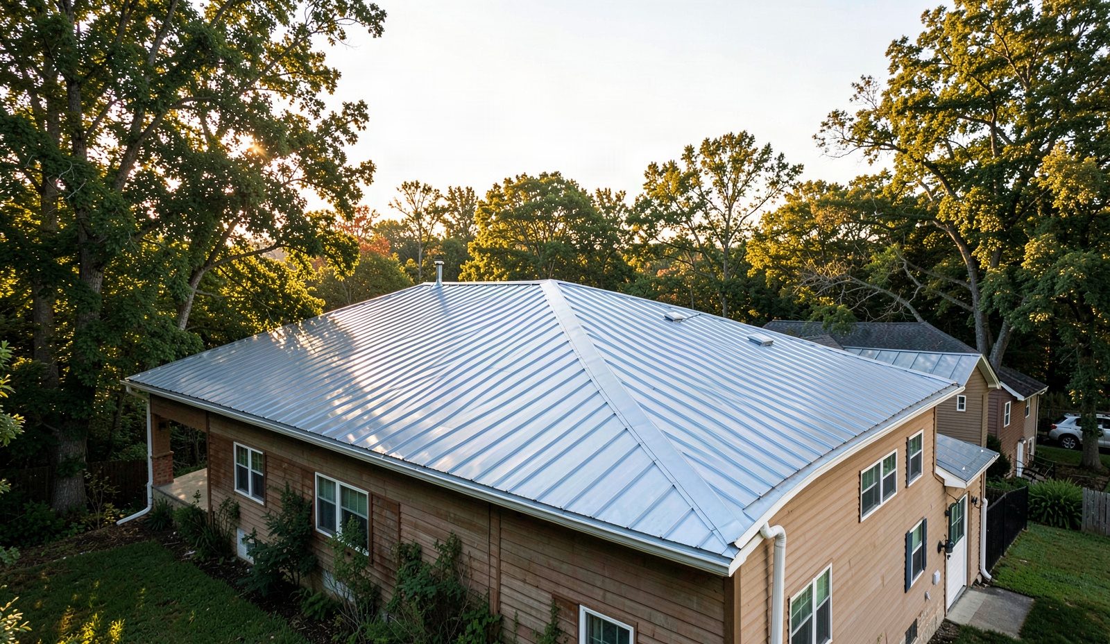 Metal Vs Shingle Roofing Mid Job Workmanship