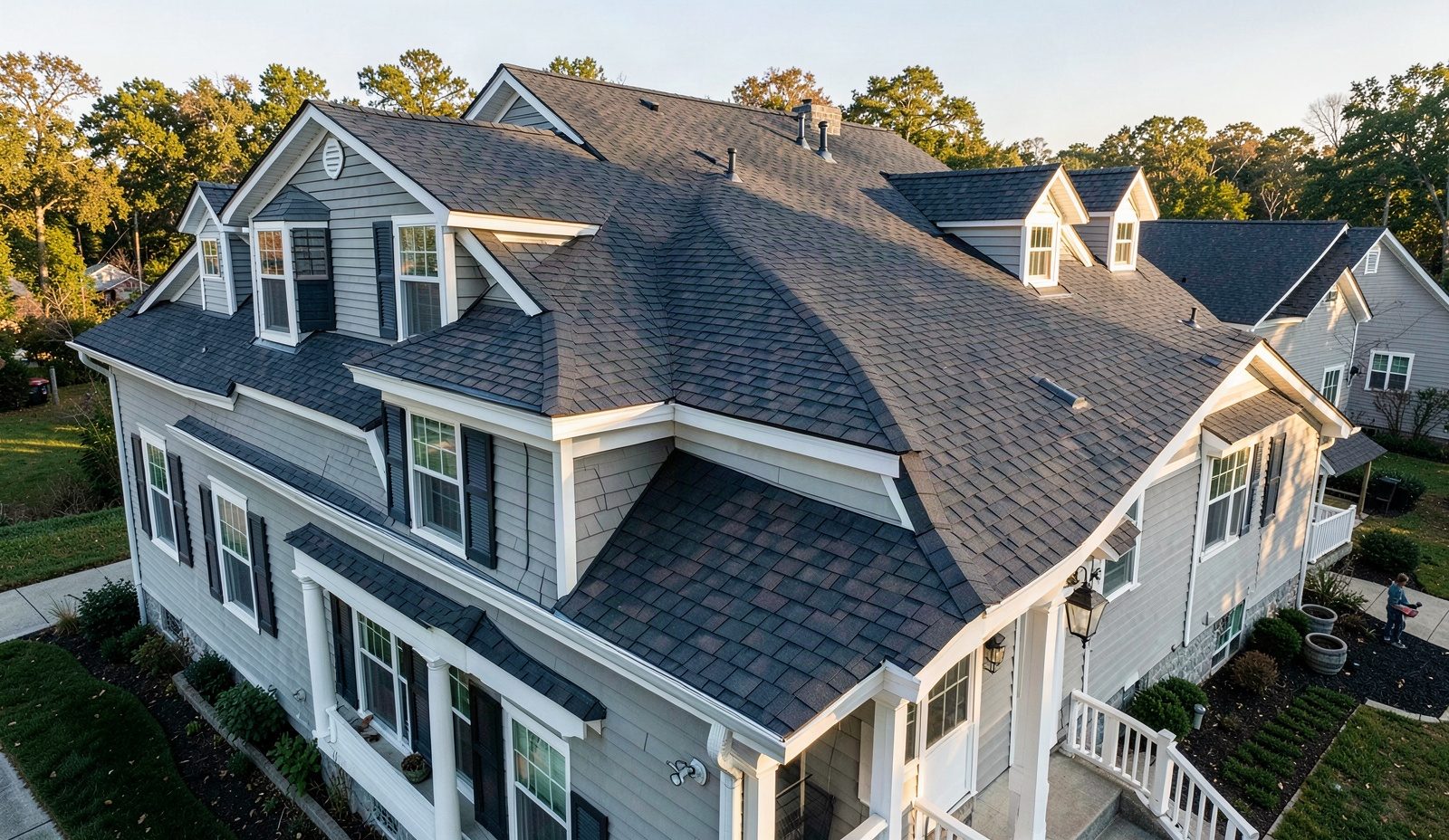 Missing Or Lifted Shingles Skilled Hands At Work