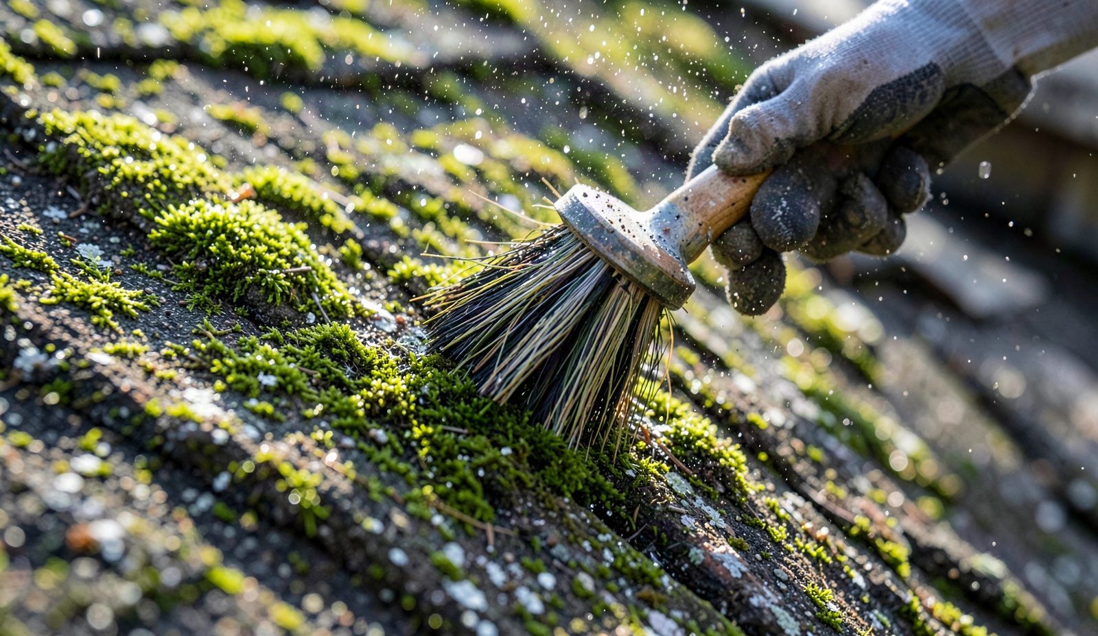Moss And Algae Growth On Roof Hands On Diagnosis