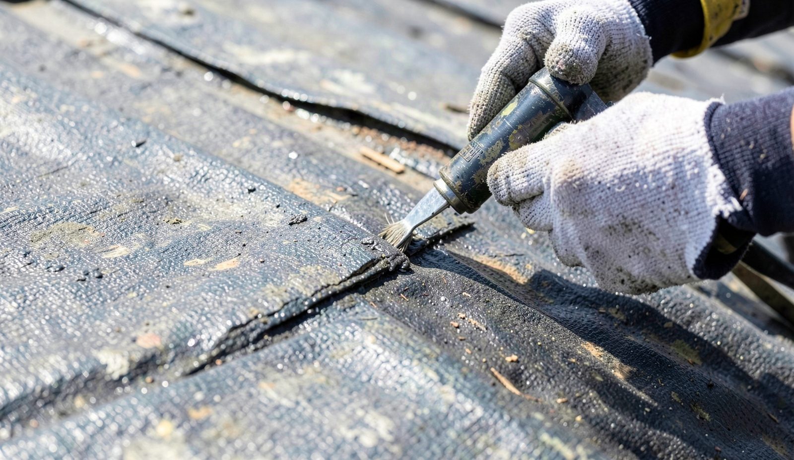 Multifamily And Apartment Roofing Inspection Close Up