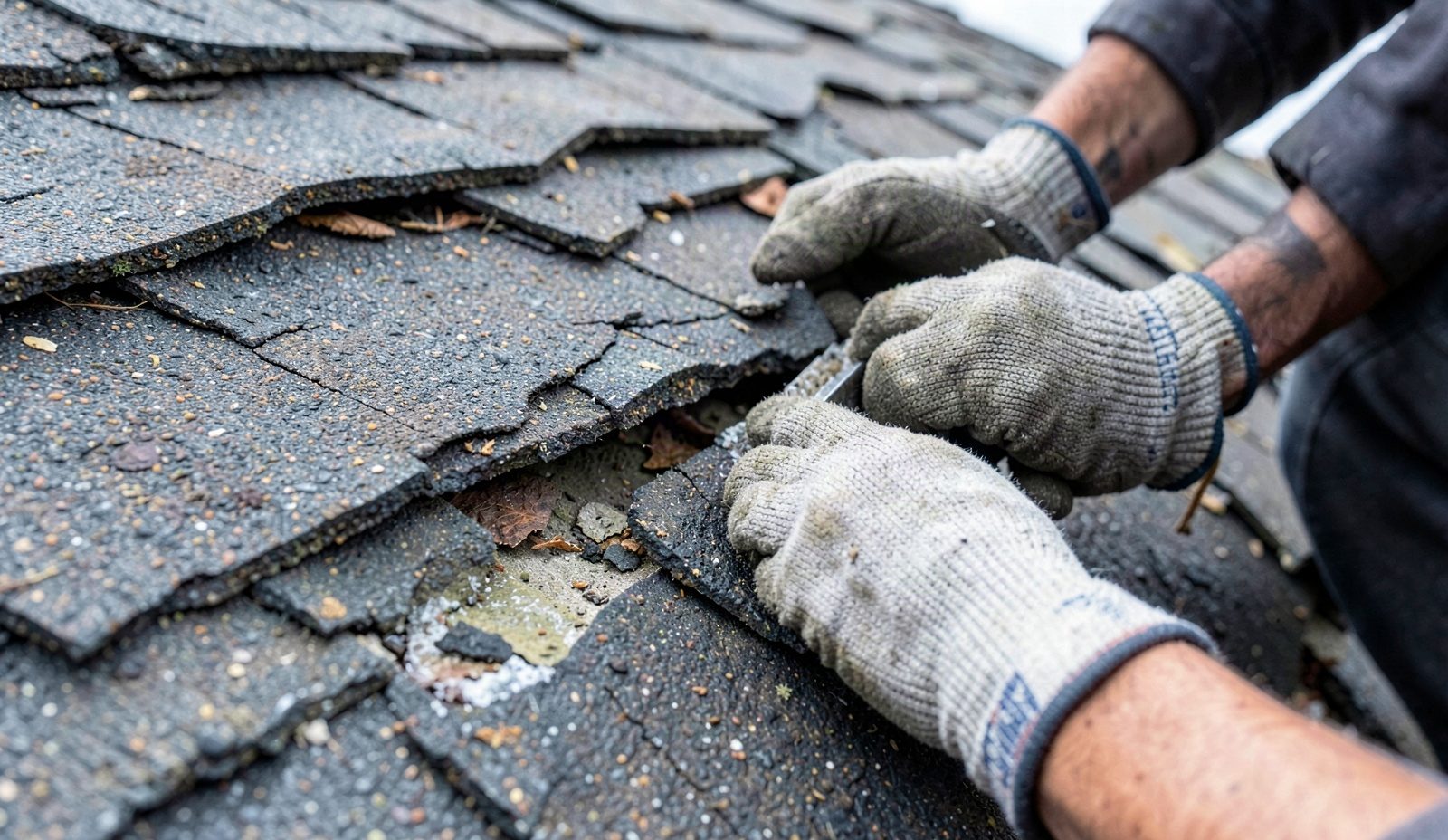 Pickerington Roofing Repair Work In Progress