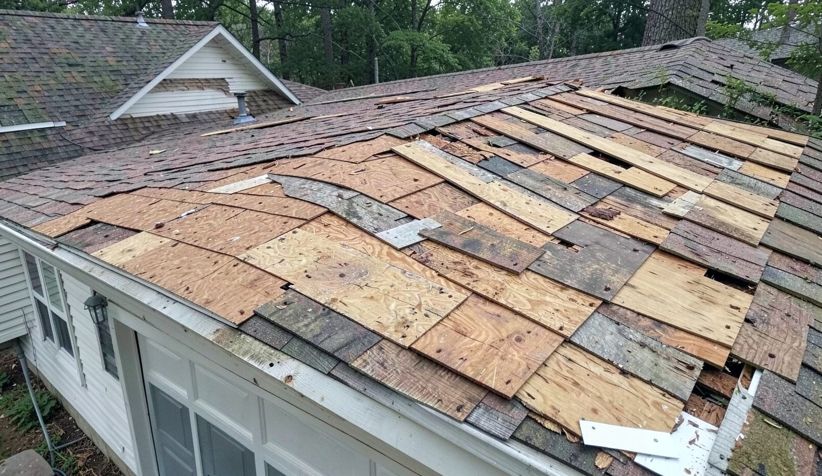 Powell Roofing Making The Repair