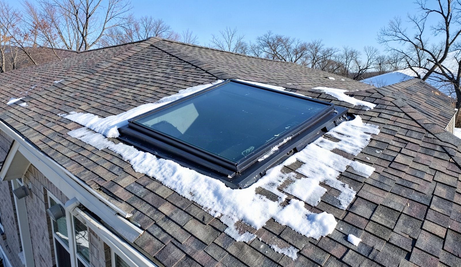 Skylight Leaks Precision Work Close Up