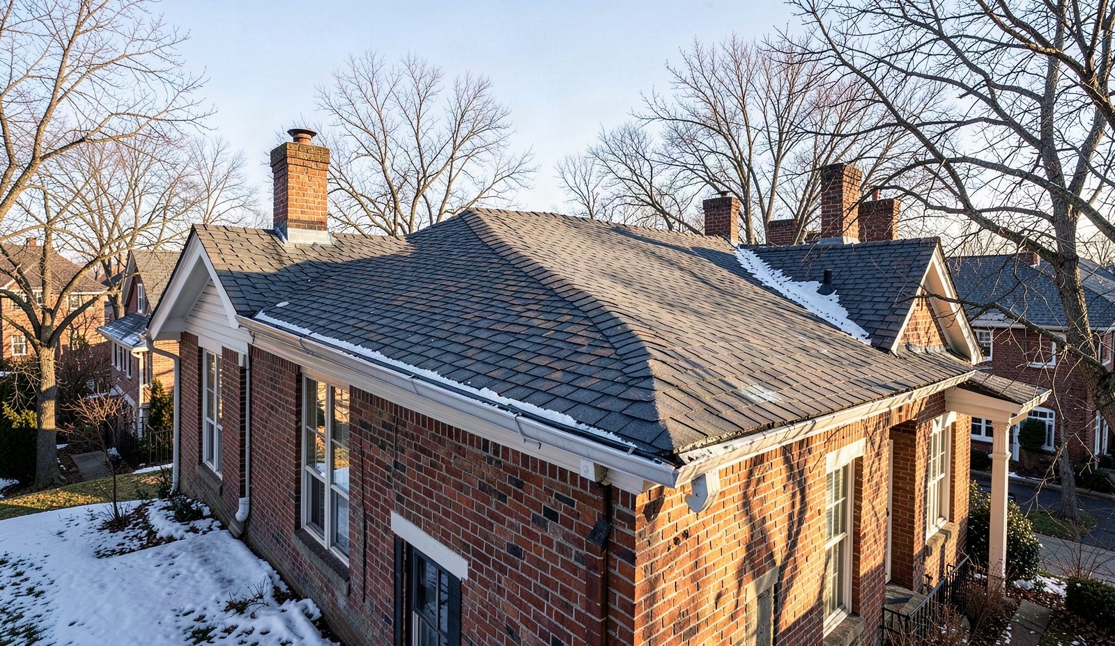 Storm Damage Roof Repair Repair Work In Progress