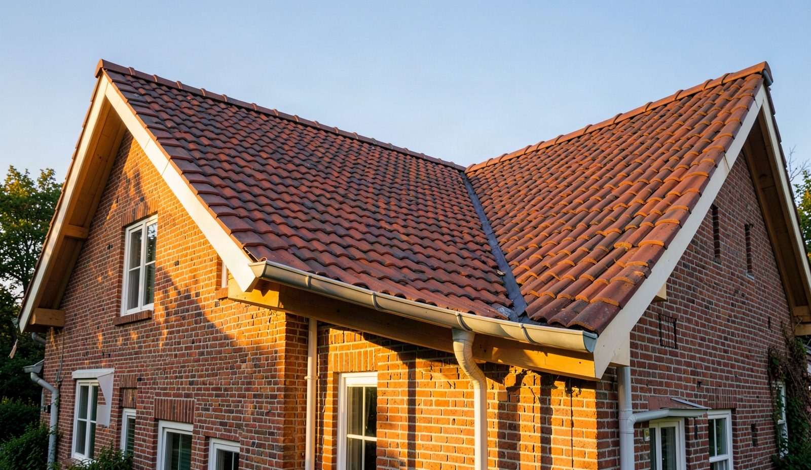 Tile Roof Installation Skilled Hands At Work