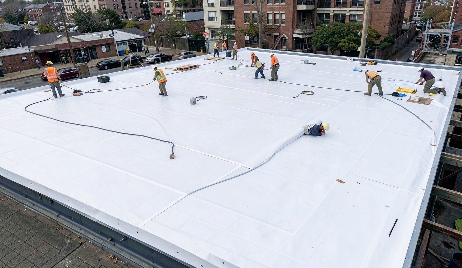 Whitehall Roofing Finished Work Detail