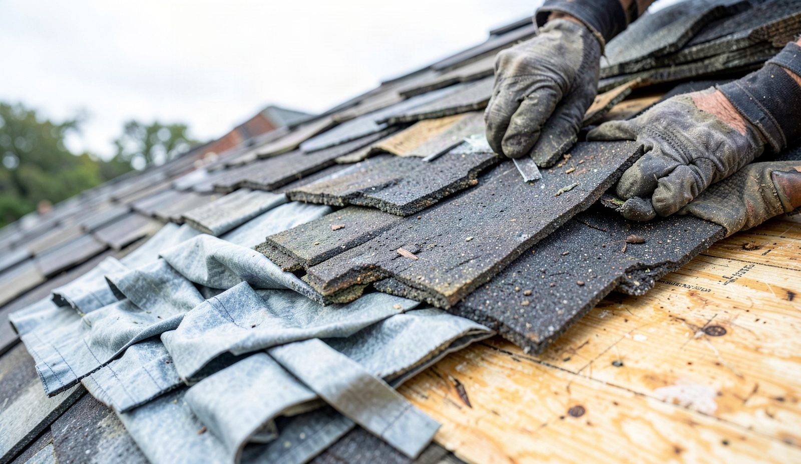 Whitehall Roofing Mid Job Workmanship